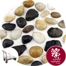 Chinese Pebbles - Polished Mixed Colour - Small - Click&Collect